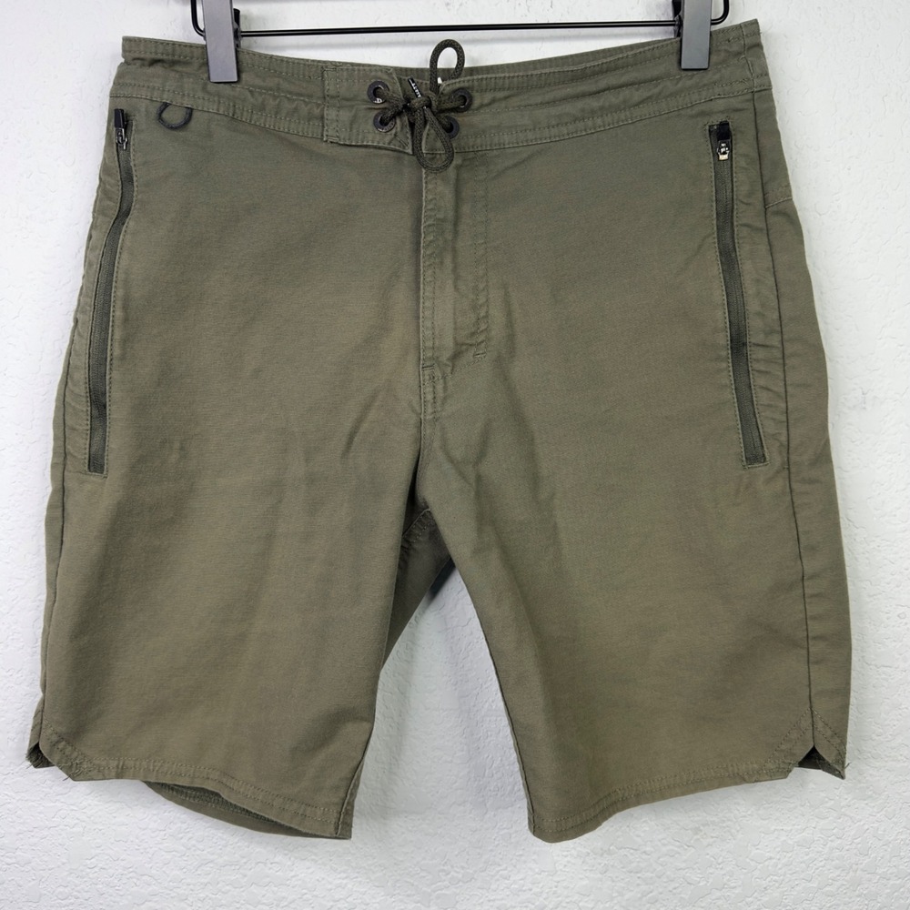 Roark Shorts Mens 28 Green‎ Cotton Utility Hiking Athleisure Outdoor Tactical